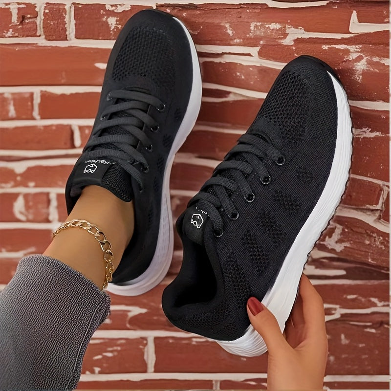 Women'S Casual Sports Shoes, Breathable And Lightweight Running Shoes, Flat Trendy Sneakers for Leisure.