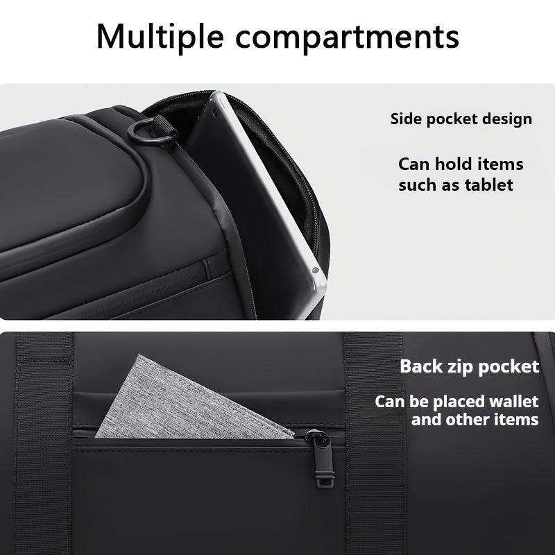 UNIXINU Large Capacity Travel Duffel Bag - Durable Oxford Cloth, Spacious & Stylish Unisex Overnight Sports Gym Bag with Multiple Compartments, Perfect for Fitness, Outdoor Adventures & Weekend Getaways, Travel Bag