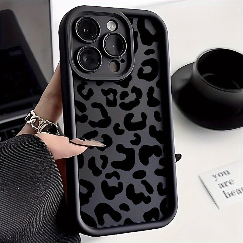 Leopard Painting Case for iPhone 16 15 14 12 11 Pro Max Cover for iPhone 15 14 16 11 12 13 Pro Soft Phone Cases
