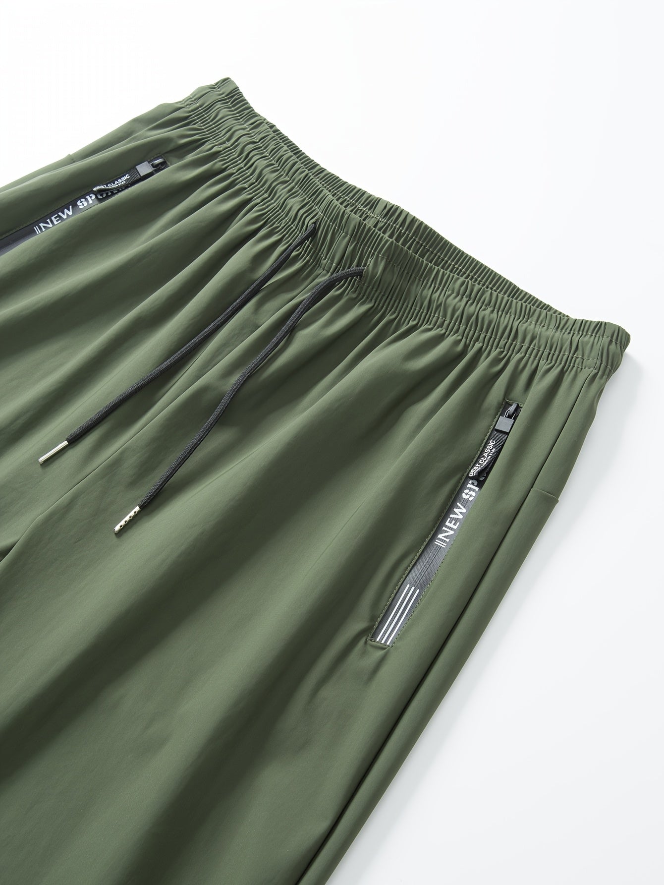 Men's sports trousers that absorb moisture and sweat, keep you dry and breathable, with pockets and drawstrings, zipper details, soft and comfortable soft-touch Men's jogging pants, lightweight and durable sports trousers, cl
