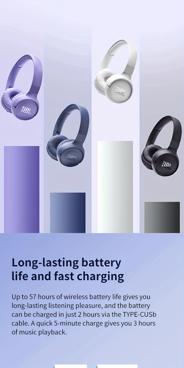 JBL T520BT անլար ականջակալները, որոնք իդեալական են ճանապարհորդության, աշխատանքի, տան և մարզասրահի համար, առանձնանում են խորը բասով, մարտկոցի երկարատև աշխատանքով և հարմարավետ տեղավորմամբ։