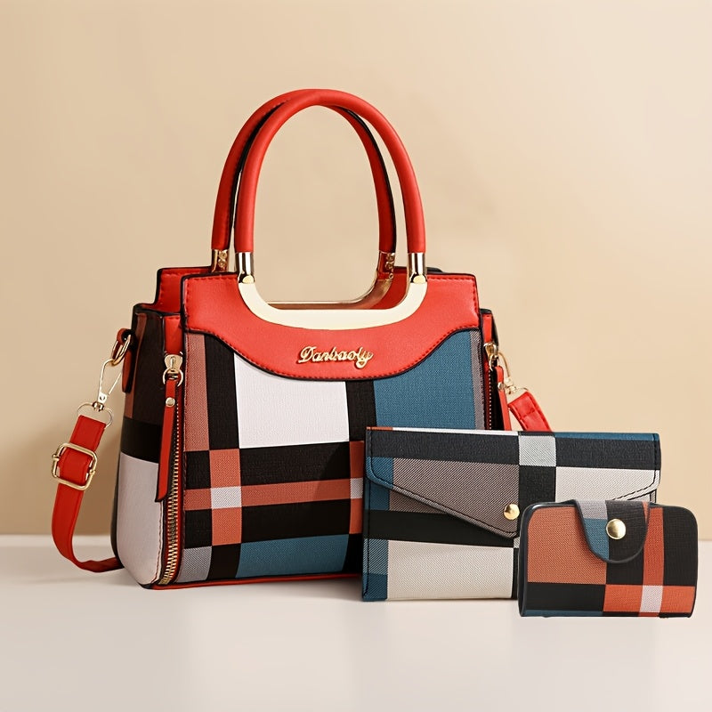 Bag Women'S Bag Popular New Versatile Multi-Piece Set Shoulder Crossbody Bag High-Quality Unique Design Handbag Thanksgiving Gift