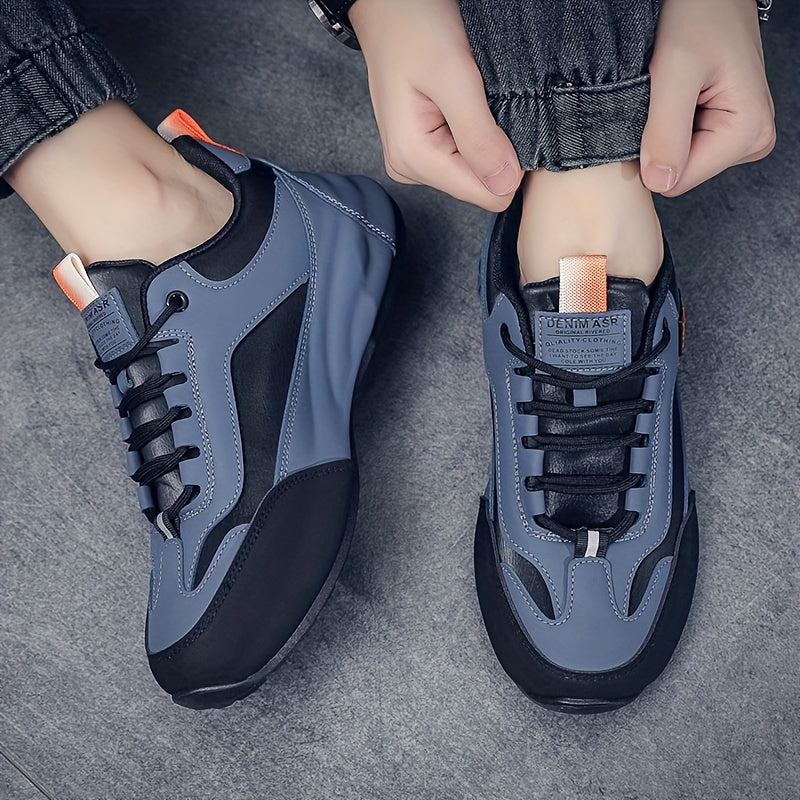 VanWeir Men's Casual Sneakers - Non-Slip, Comfortable Outdoor Footwear with Easy On-Off Design for Every Season