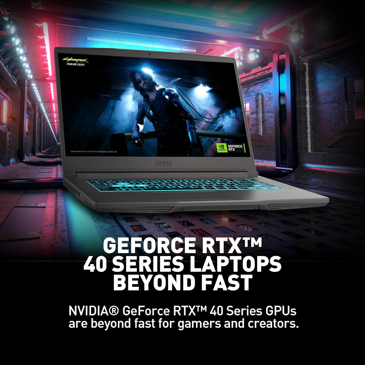 MSI Thin 15 15.6” 144Hz FHD Gaming Laptop: Intel Core I7-13620H, NVIDIA Geforce RTX 4050, 16GB DDR4, 512GB Nvme SSD, Wifi 6E, Win 11: Black B13VE-2678US