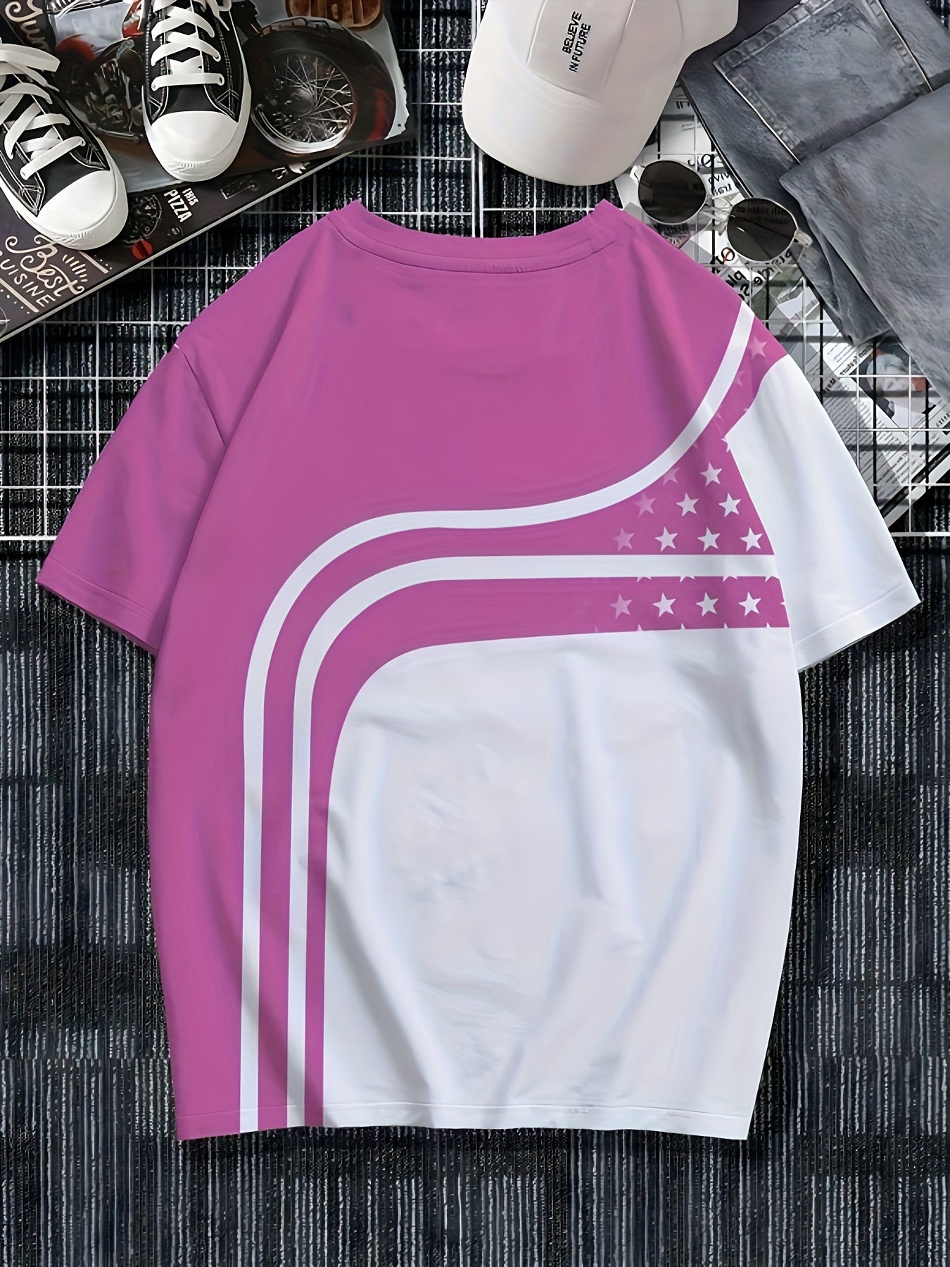 Men's Fashion Casual Round Neck T-shirt