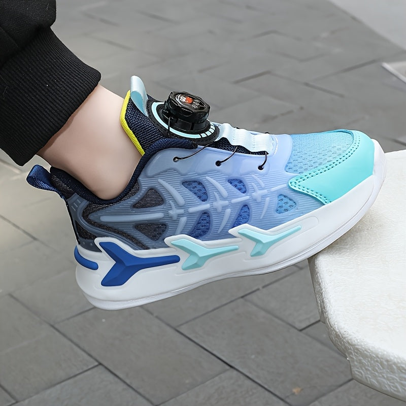 Popular 'S Airplane 'S Shoes, Cartoon Fashion, New Cute And Dynamic Car Swivel Buckle 'S Shoes, Double Net, Single Net, Breathable Four-Season Sports 'S Shoes