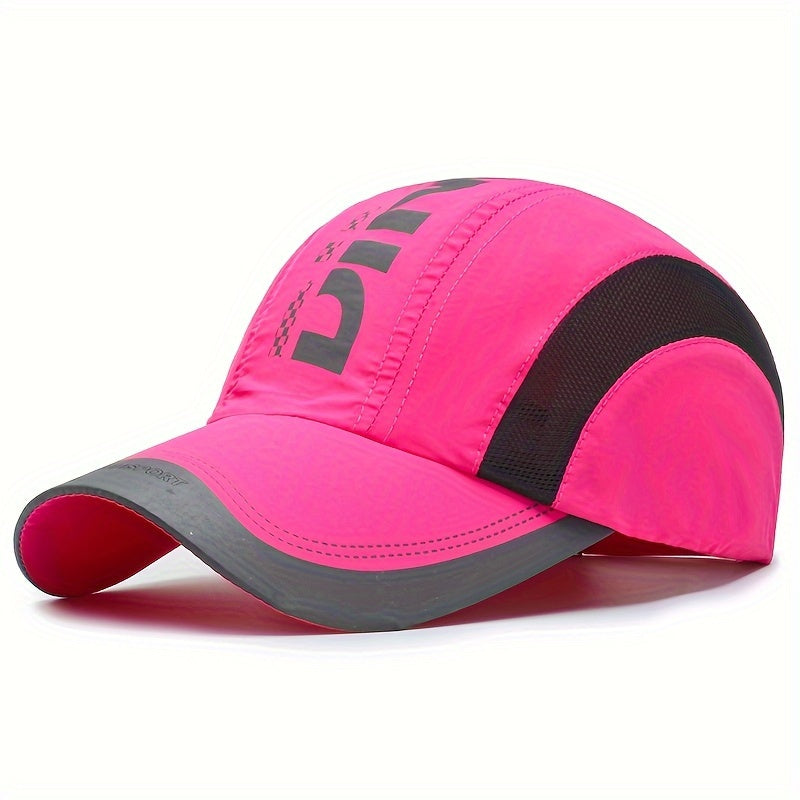 New Summer Quick-Dry Baseball Cap Unisex Youth Fashion Outdoor Sports Sun Protection Breathable Mesh Hat Sunshade Truck Hat