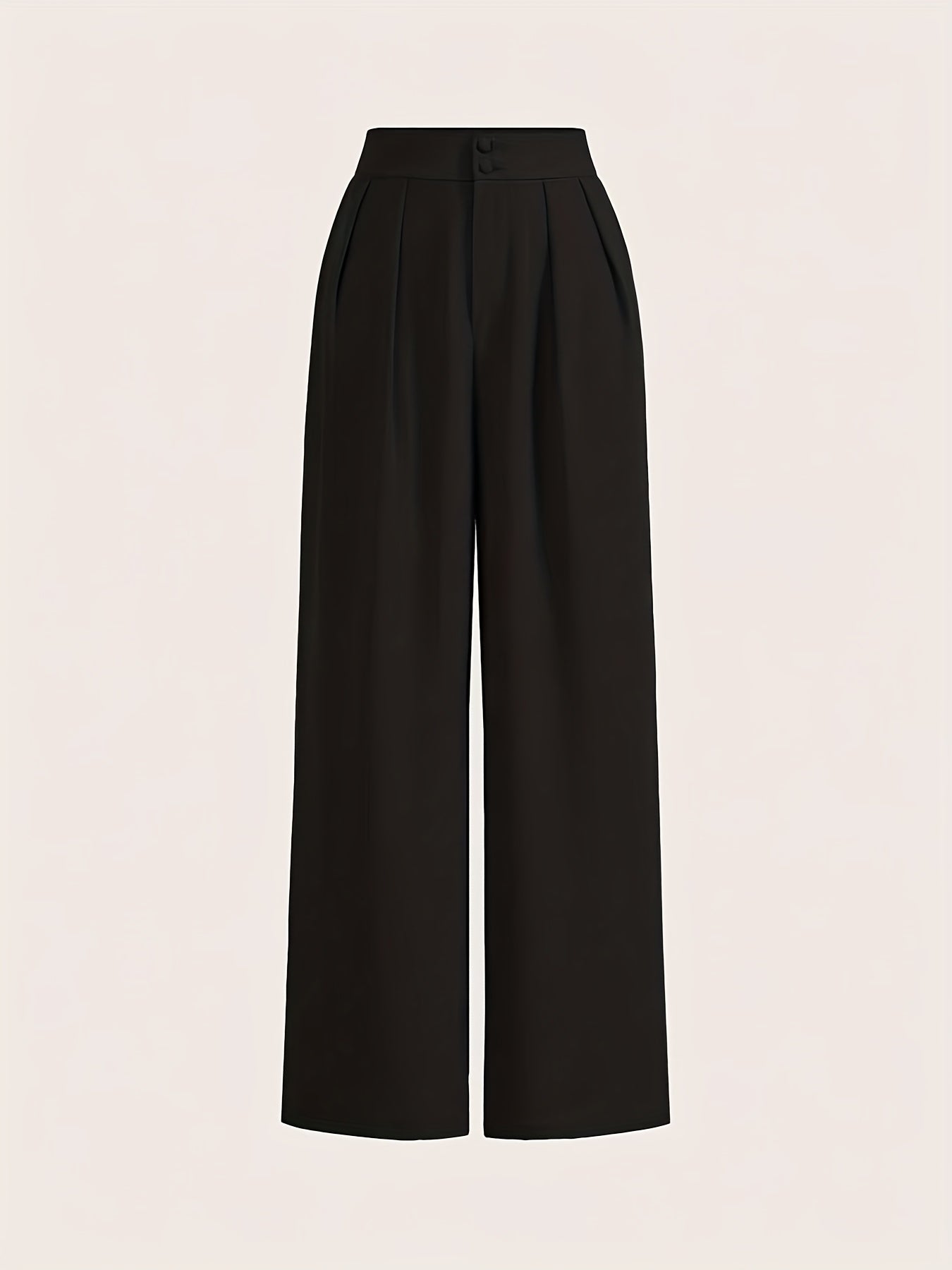 Two-piece Set of High-waisted Wide-leg Pants