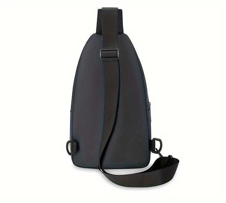 Men'S Chest Bag with Large Capacity, Stylish Crossbody Bag That Allows for Versatile Carrying Options, Perfect for Outdoor Sports And Travel.