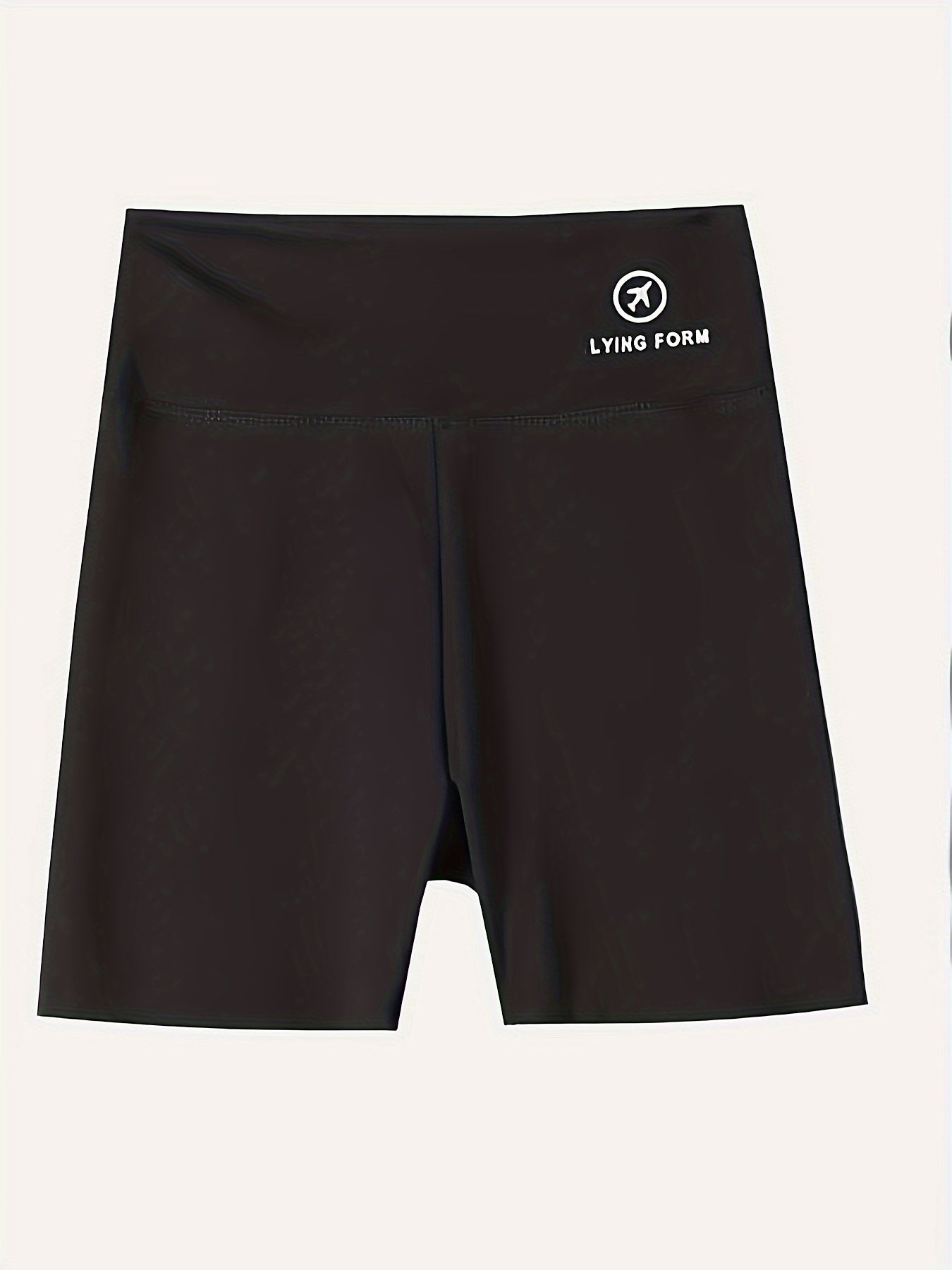 Women's High-Waist Shorts, Casual Style, Seamless Design, Summer Thin Breathable Fabric, Spring Autumn Home Wear, 3-Point Length