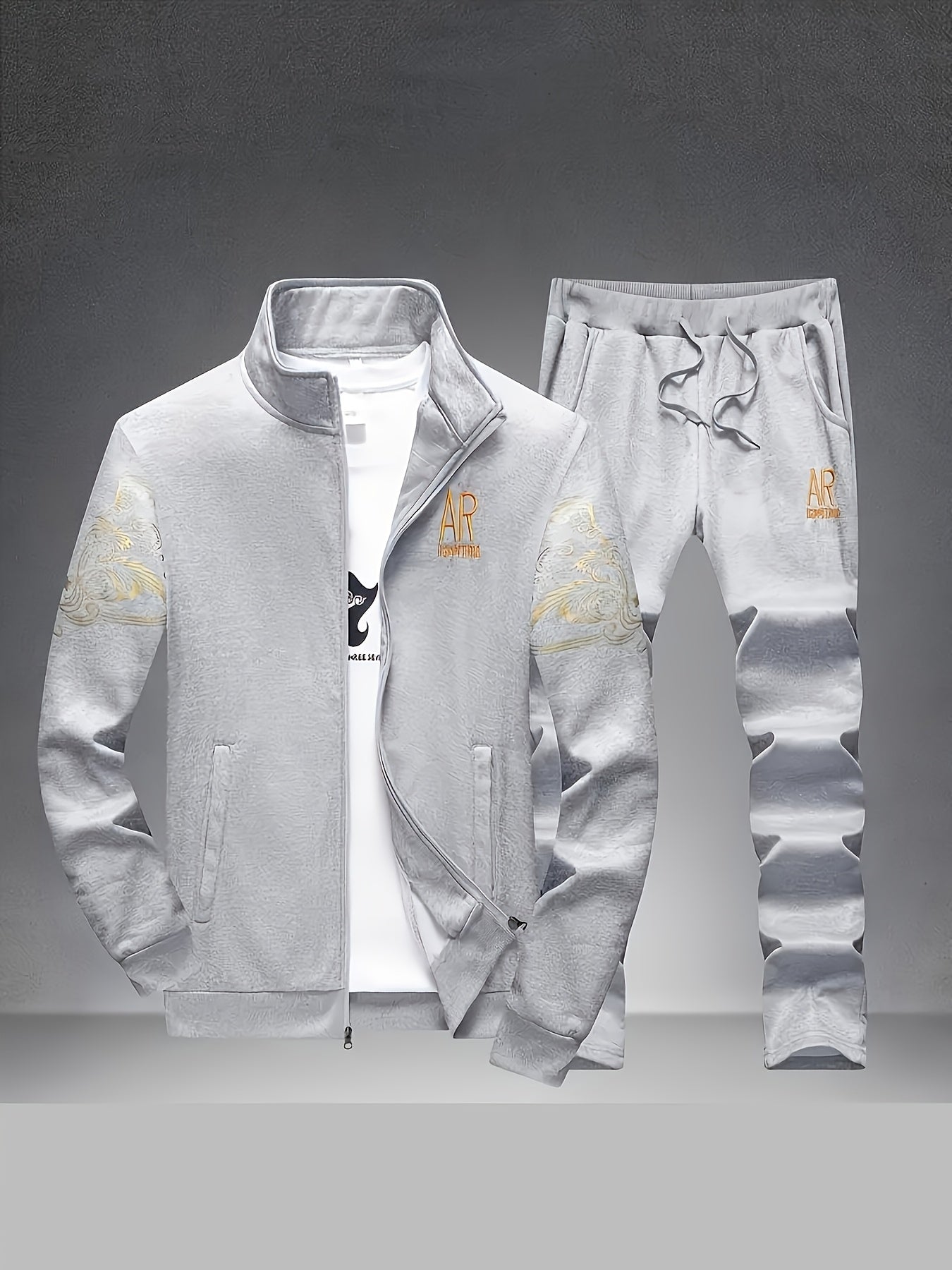 AR Suit for Outing Work Daily Look Black Blue Gray