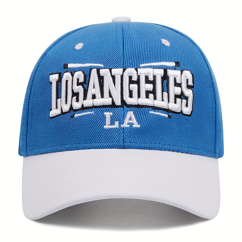 LOS ANGELES Embroidered Baseball Cap - Adjustable, Lightweight & Stylish Sun Hat for Men and Women