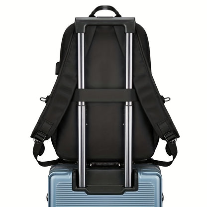 TMOOS Lightweight Large Capacity Backpack - Heavy-Duty Oxford Fabric Travel, Gym, Hiking, Laptop Backpack with Multiple Compartments, Padded Shoulder Straps - Convertible Crossbody Bag for Men, Women, Students, Professionals