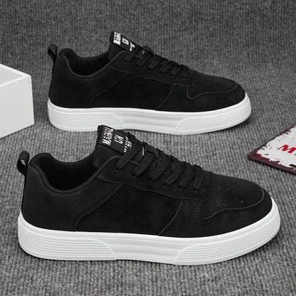 1 Pair MAINALUN Men'S Skateboarding Sneakers - Low-Top Lace-Up Casual Shoes with Thick PVC Sole, Breathable Fabric Lining & Durable Synthetic Upper for Daily Wear, Outdoor, Travel, Parties - Green/Black/Khaki, Skateboarding S