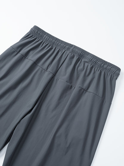 Men's sports trousers that absorb moisture and sweat, keep you dry and breathable, with pockets and drawstrings, zipper details, soft and comfortable soft-touch Men's jogging pants, lightweight and durable sports trousers, cl