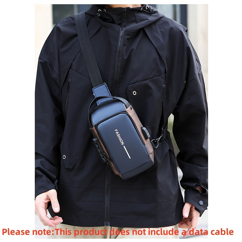Men's Fashion Chest Bag, Women's Stylish Chest Bag, New Men's Shoulder Crossbody Bag, Trendy Casual Front Sling Bag, Unisex Anti-Theft Multifunctional Lightweight Shopping Tote
