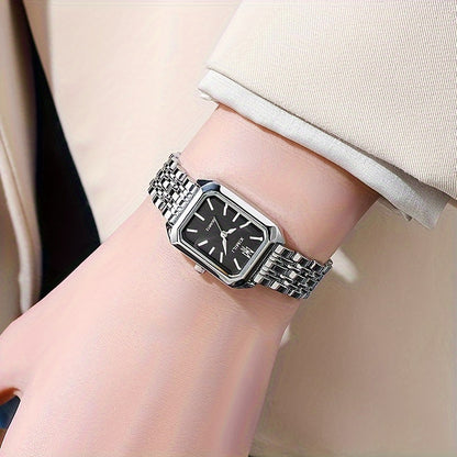 New Foreign Trade Women's Watch - Fashionable Simple Square Quartz Wristwatch for Female Students