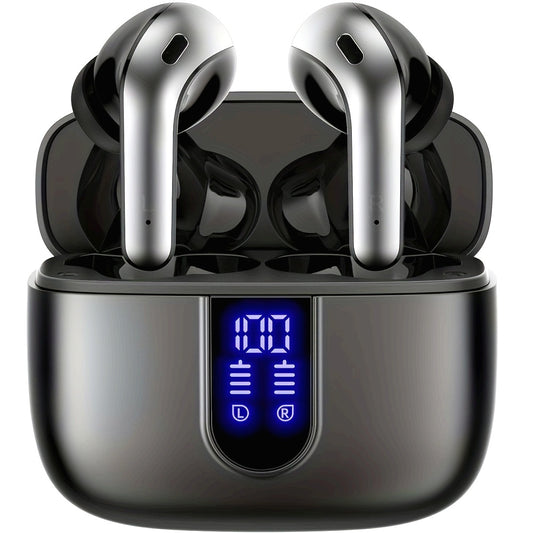 LIFEBEE New Wireless 5.3 Earbuds for Running Sports, Mini Wireless Earphones Stereo Headphones with Dual-LED Display, Wireless Headset Built-in Microphone