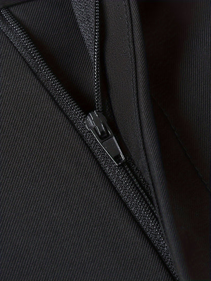 KAISER Men's Classic Solid Color Straight-Leg Dress Pants - Casual & Versatile, Perfect for Spring/Fall