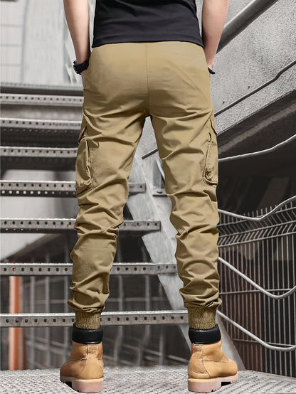 Men'S Cargo Pants, Stylish And Casual Joggers with Multiple Pocket Decorations, Suitable for Spring And Summer, Model 2188.