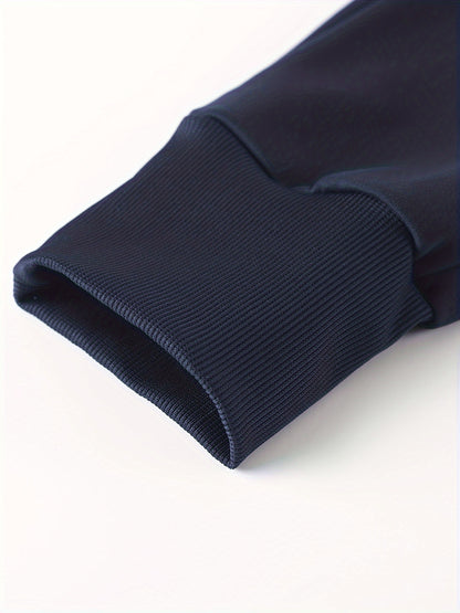 Spring and Autumn Men's Casual Sport Solid Color Suit