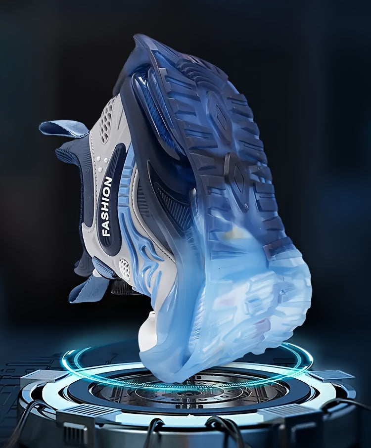New Youngsters's Fashion Casual Sports Shoes Outdoor Running Shoes with Rotating Buttons and Soft Soles