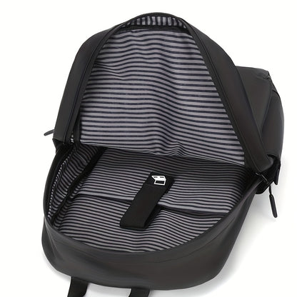 Men's Double Shoulder Bag Classic Trendy Versatile Fashion Backpack Large Capacity Computer Bag