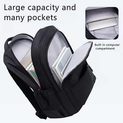Men'S & Women'S Versatile Lightweight Backpack - Large Capacity, Durable Oxford Fabric, Adjustable Shoulder Straps, Ideal for School, Travel, Daily Commute, Sports, and Fitness, Casual Daypack|Minimalist Backpack|Durable Oxfo