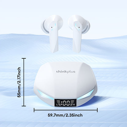 Lenovo XT53 True Wireless Headphones with Intuitive Touch Control - Black, Noise Cancelling, Wireless, Rechargeable Lithium Battery, Perfect for Calls, Music & Gaming - Trending Design for Daily Use, Gaming Headphones | Moder