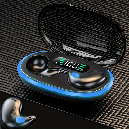 True Wireless in-ear sleep confortable headset music Earbuds video TWS HIFI bass 9D Stereo HD calling Earphones for Android for iPhone Cellphone sport Earpieces smart headphones