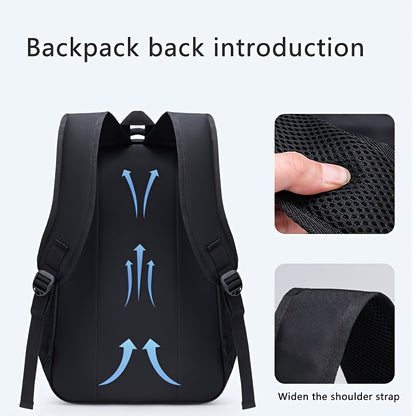 Men'S & Women'S Versatile Lightweight Backpack - Large Capacity, Durable Oxford Fabric, Adjustable Shoulder Straps, Ideal for School, Travel, Daily Commute, Sports, and Fitness, Casual Daypack|Minimalist Backpack|Durable Oxfo