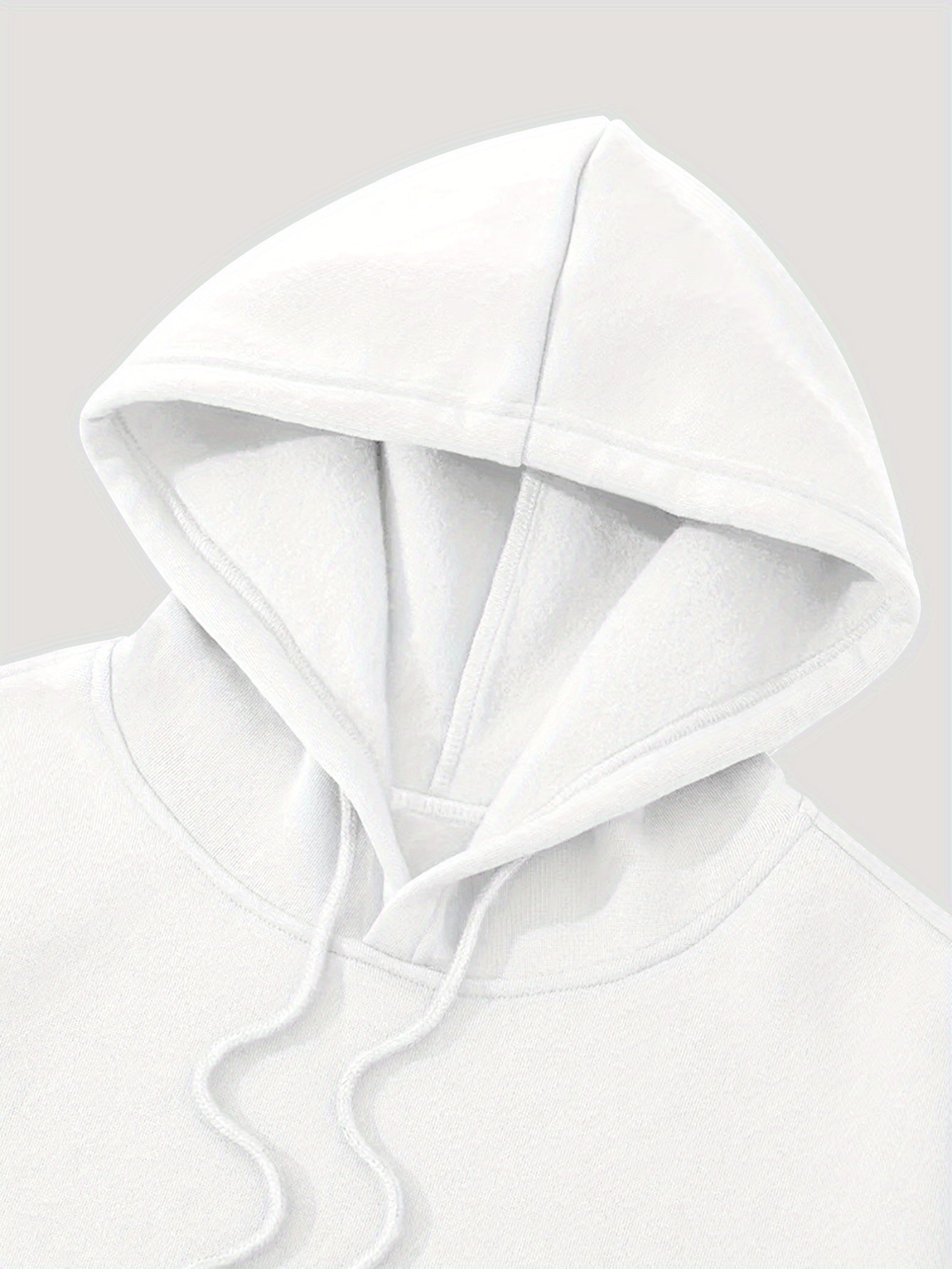 New Autumn and Winter Men's Fleece-Lined Hooded Sweatshirt Set with Print, Long-Sleeve Hoodie and Drawstring Pants for Couples