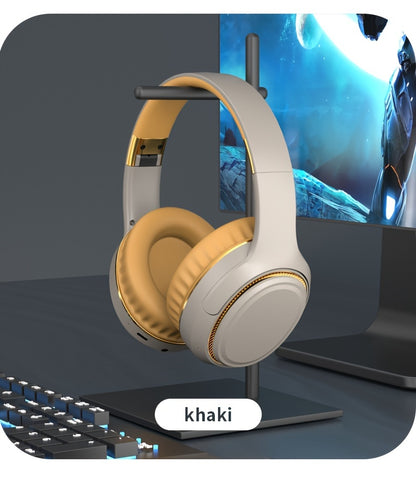 Ultra-large Capacity 400 MAh Wireless Headphones With Ambient Lighting, HIFI Sound Effects, Music All Day Long, 5.3 Chip, Low Latency, High-quality Headphones, Suitable For Travel, Business, Music, Gifts, Work, Phone Calls