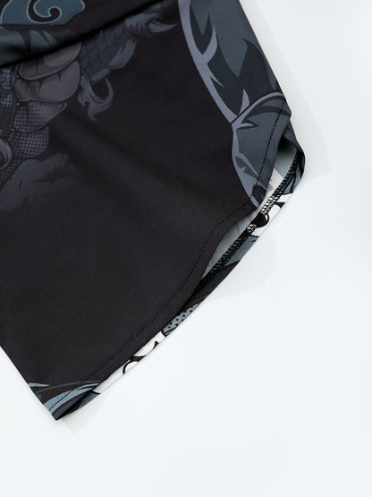 Men's Dragon Bafa Short Kimono Set