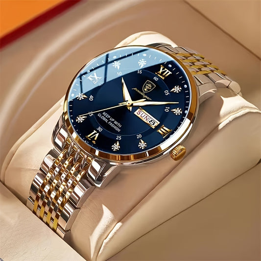 1 Piece Of Men's Stylish Quartz Watch