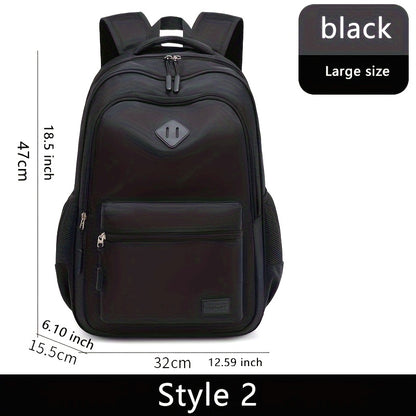 Men'S & Women'S Versatile Lightweight Backpack - Large Capacity, Durable Oxford Fabric, Adjustable Shoulder Straps, Ideal for School, Travel, Daily Commute, Sports, and Fitness, Casual Daypack|Minimalist Backpack|Durable Oxfo