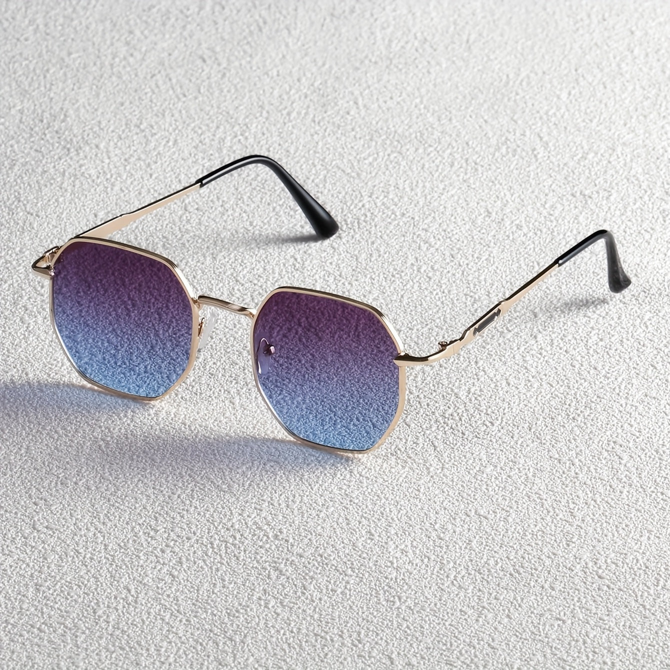 Vintage-Inspired Copper Alloy Full-Rim Men'S Fashion Glasses with Ombre Lenses - Ideal for Daily Commute, Activities & Photo Shoots, Perfect Gift for Halloween, Christmas, Easter, Valentine'S Day, Independence Day, Thanksgivi