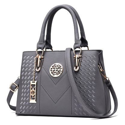 Classic Top Handle Satchel Bag, Fashion PU Bag, Women's Casual Handbag, Shoulder Bag & Tote Purse