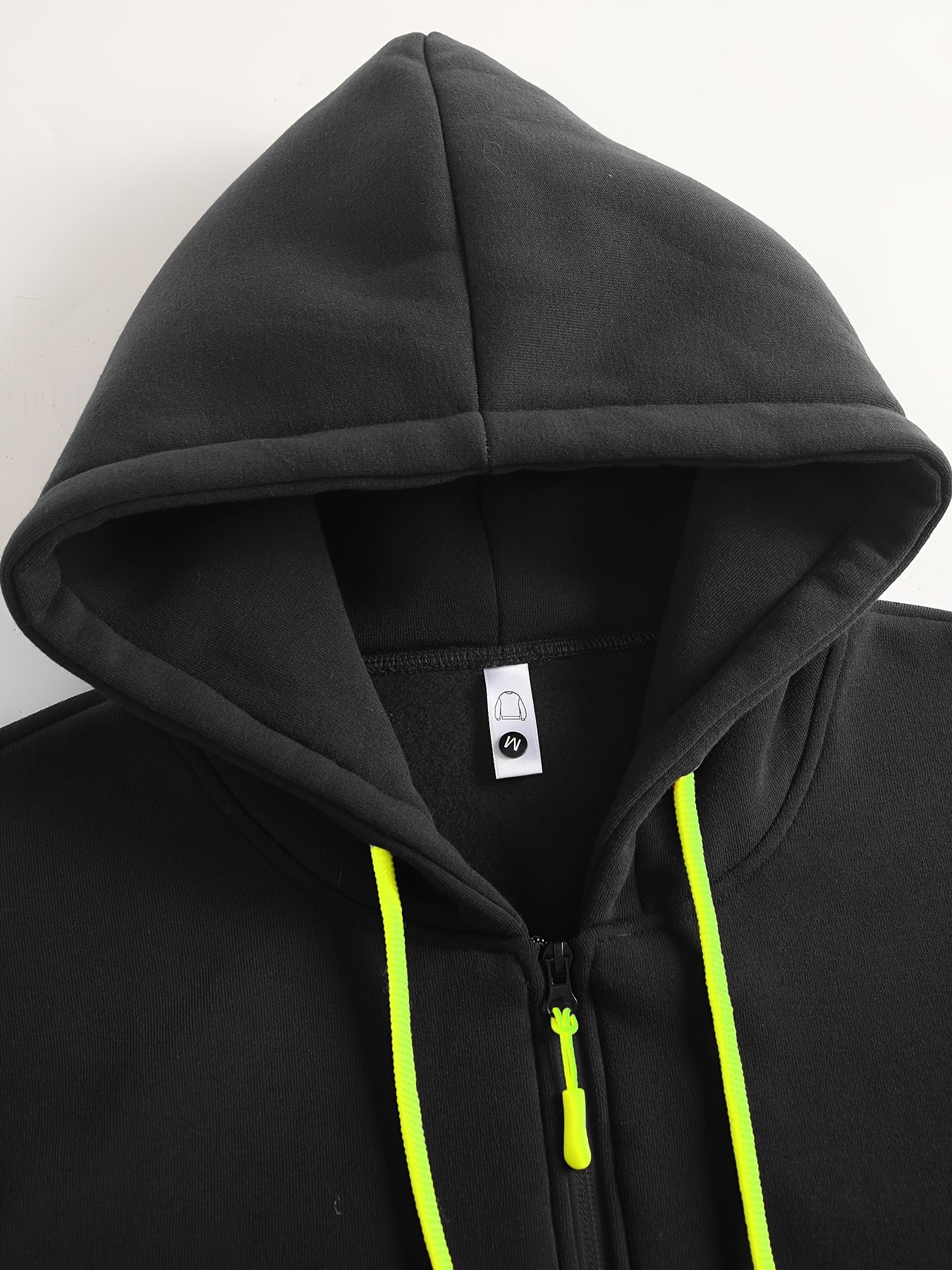2pcs Men's Solid Color Hooded Long Sleeve Sweatshirt and Jogger Set, Suitable for Spring, Autumn, and Winter Sports Casual Outfit