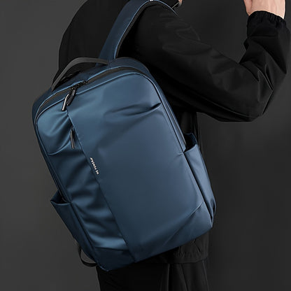 Tic-Tac-Toe Men'S Lightweight Large Capacity Backpack - Casual Minimalist Design with Multiple Compartments, Durable Fabric for Outdoor Travel, Commuting & Work, Travel Backpack, Commuting Bag, Modern Backpack, Sturdy Constru