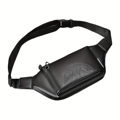 Men'S Large Capacity Trendy Chest Bag, Casual Sports Crossbody Bag, Stylish Men'S Backpack.
