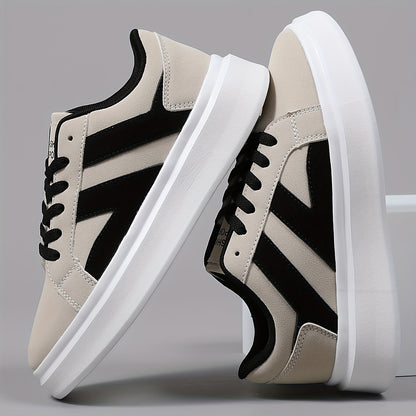 Men's Casual Athletic Sneakers - Low-Top, Trendy Sport Shoes with Lace-Up Closure, Synthetic Upper, EVA Sole for Hiking & Casual Attire, Everyday Sneakers | Trendy Lowtops | Comfortable Fit