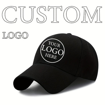 Customizable Baseball Cap - Adjustable, Lightweight Polyester Hat for Men & Women - Personalize with Text, Photos, or Logo - Available in Multiple Colors, Custom Baseball Cap, Without Battery
