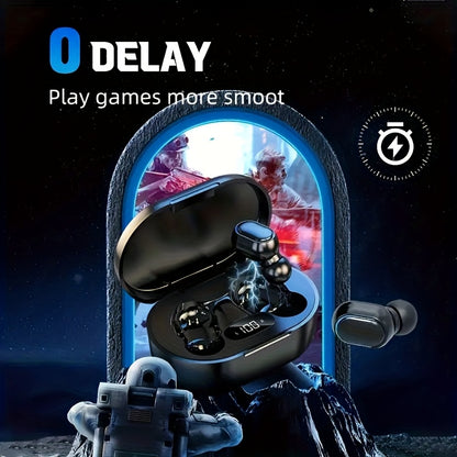 [Wireless Earbuds] 2024 New Wireless Earphones Headphones | with LED Display Touch In-Ear TWS Wireless Earbuds | for iOS/Android | Sports Music Game Headse