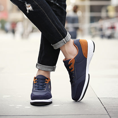 FAYWELLME Unisex Casual սպորտային կոշիկներ, շնչող ցածր վերևից ժանյակավոր սպորտային կոշիկներ, MD ներբանով միաձույլ գույնի բոլոր սեզոնային վազքի կոշիկներ, թեթև գործվածքից վերնամասը սև և արևագույն, հարմարավետ բարձիկ առօրյա հագուստի համար, ամենօրյա կոշիկներ