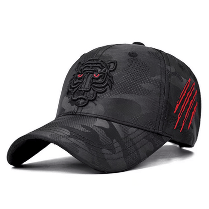 Valentine'S Day New Tiger Embroidered Baseball Cap Summer Recreational Trucker Cap