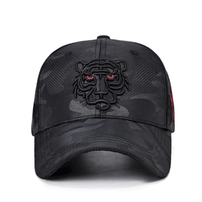 Valentine'S Day New Tiger Embroidered Baseball Cap Summer Recreational Trucker Cap