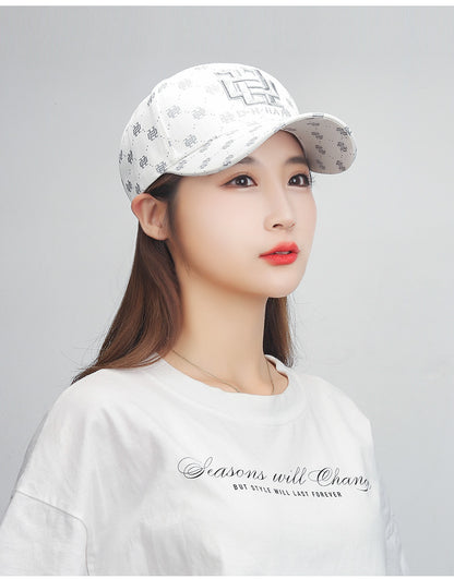 Gāo Dàng Jīng Gōng Mǎn Yìn Cì Xiù Mào Zi Nán Nǚ Shì Kě Tiáo Jié Zhē Yáng Fáng Shài Yā Shé Mào Bàng Qiú Mào