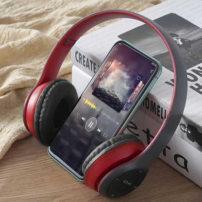 GENAI Wireless Over-Ear Headphones, 20H Playtime, Wireless 5.0, Noise Reduction, Comfortable Padded Ear Cups, Foldable Design for Travel & Home, Perfect Gift for Youngsters, Teens, Adults, Women