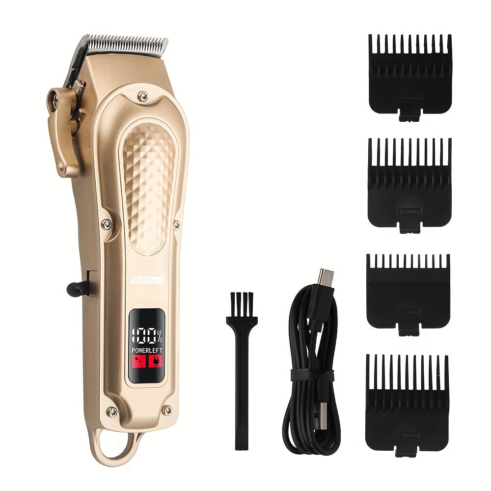 WEEME Men's Exclusive Electric Hair Clipper, Convenient for Car Travel and Carry, USB Fast Charging, Essential for Handsome Men, Holiday Gifts, Birthday Gifts, Give to Friends or Family Members, Easy Styling, Father's Day Gif